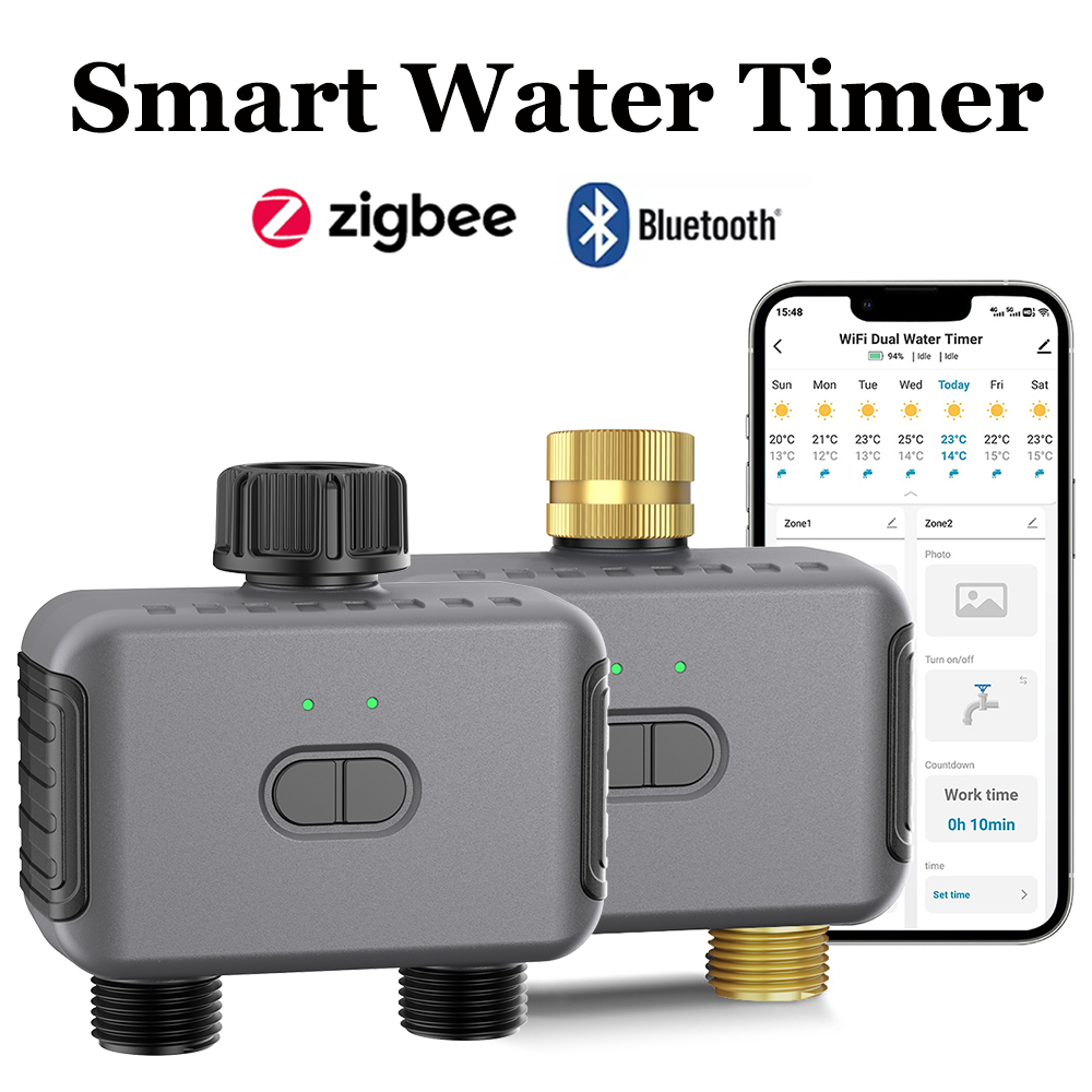 Smart Garden Kit - Temporizador de agua inteligente Tuya Zigbee/BT,