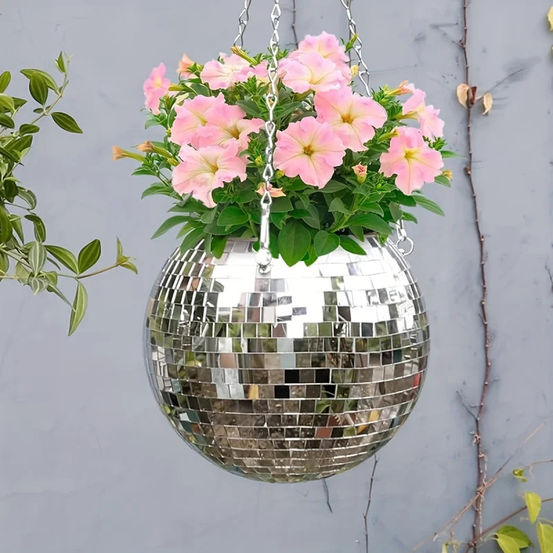 Macetero de bolas de espejo de - Self Watering Planter reseña y precio