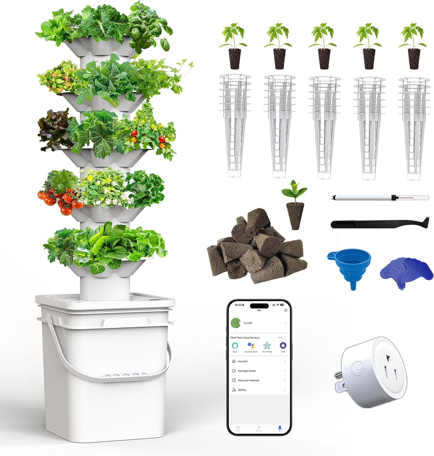 Kit de Sistema de Cultivo Hidr - Indoor Garden Kit reseña y precio