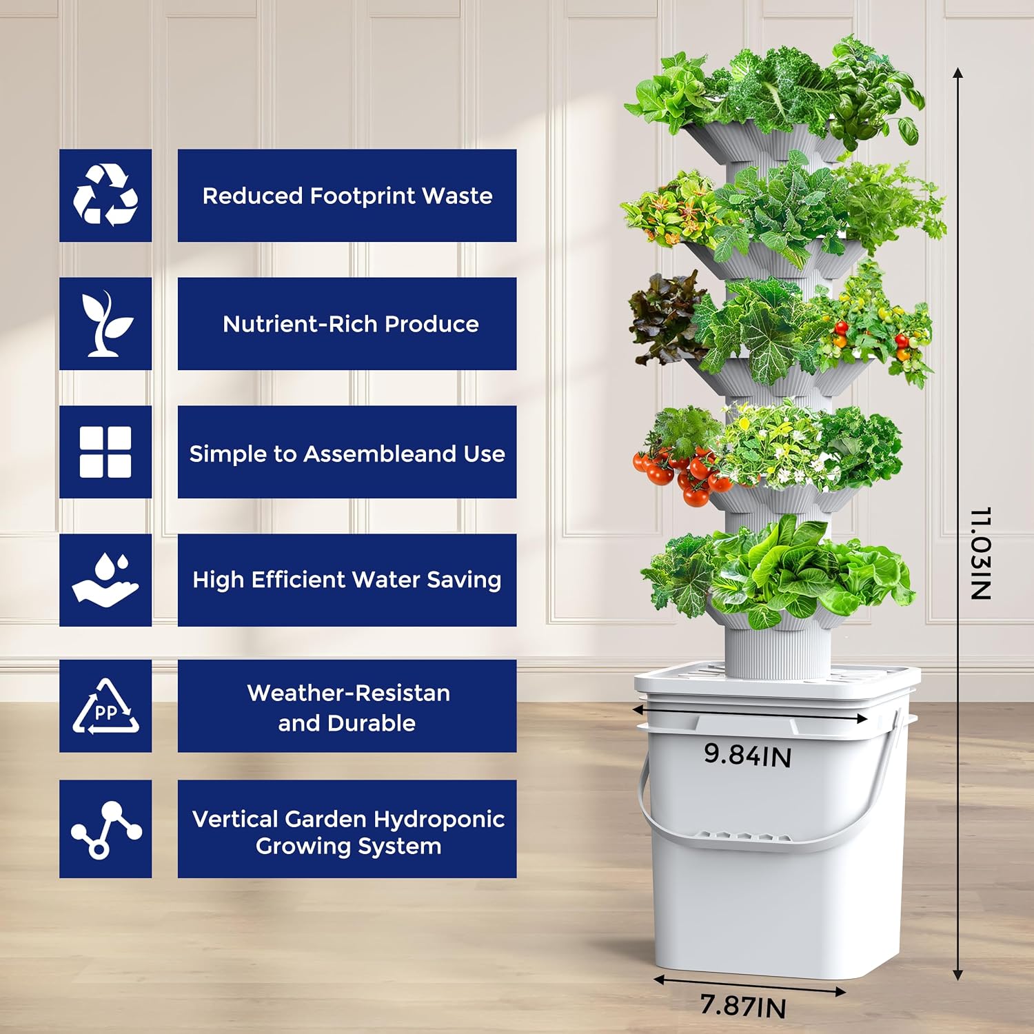 Kit de Sistema de Cultivo Hidr - Indoor Garden Kit reseña y precio