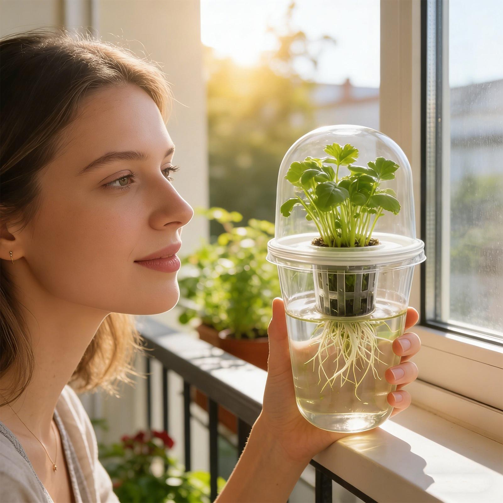 1-5 Vasos Transparentes para G - Hydroponic Grow Pod reseña y precio
